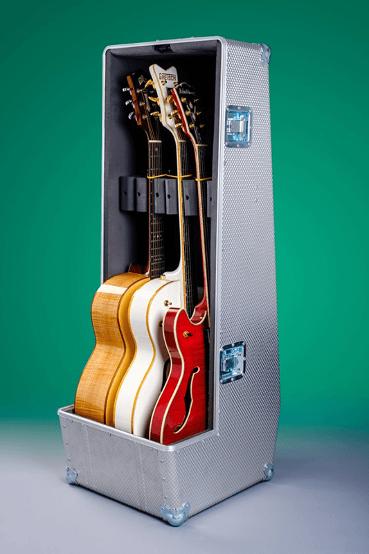 double acoustic guitar case